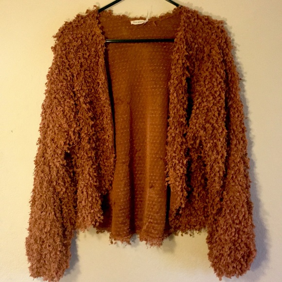 Shag Sweater Cardigan Blu Pepper Size Small - Picture 4 of 6